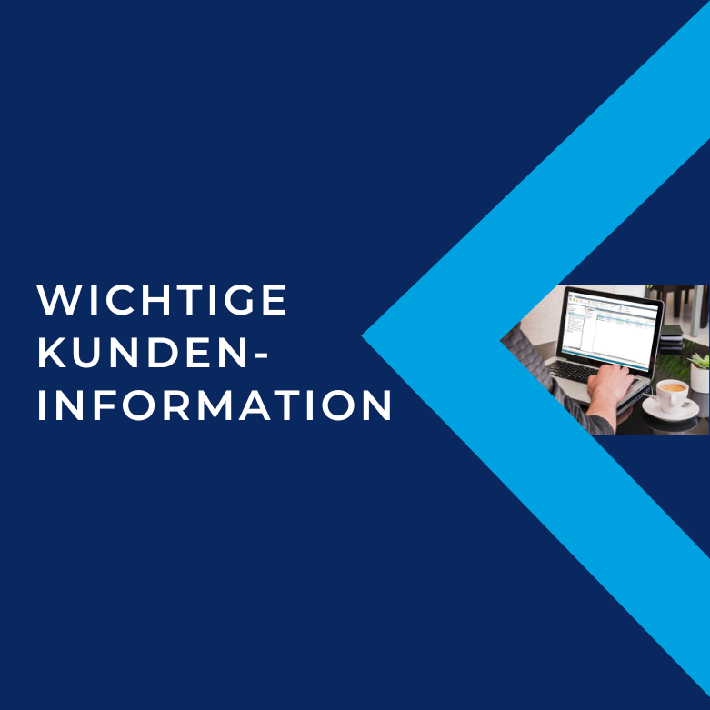 Banner Kundeninformation